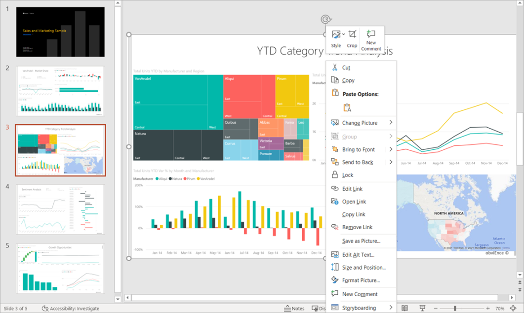 Export entire reports to PowerPoint - Power BI Microsoft Learn